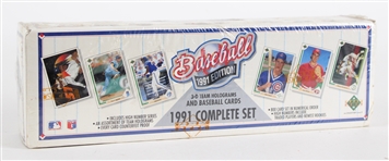 1991 Reggie Jackson Personal Collection Upper Deck Baseball Trading Cards Sealed Factory Set (MEARS LOA)