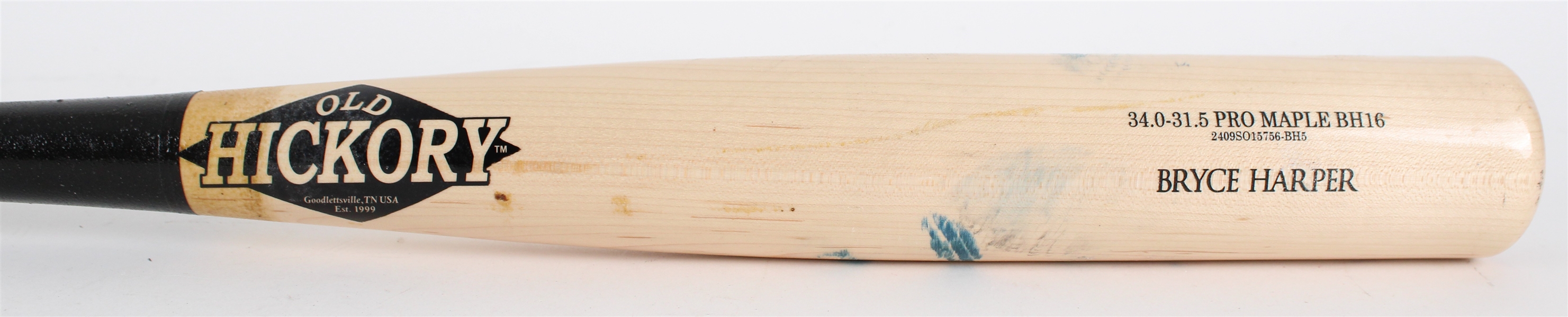 2024 Bryce Harper Philadelphia Phillies Old Hickory Professional Model Game Used Bat (MEARS A9 & PSA/DNA GU 9)