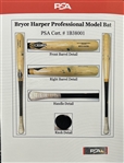 2024 Bryce Harper Philadelphia Phillies Old Hickory Professional Model Game Used Bat (MEARS A9 & PSA/DNA GU 9)