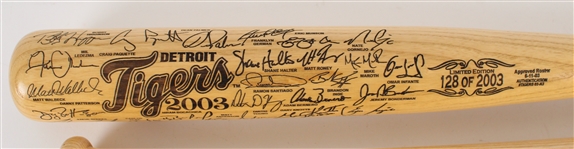 1970's-2000's Baseball Bat Collection - Lot of 7 w/ 2 Signed Including Wade Boggs & Will Clark / George Kell Dual Signed (JSA)