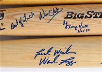 1970's-2000's Baseball Bat Collection - Lot of 7 w/ 2 Signed Including Wade Boggs & Will Clark / George Kell Dual Signed (JSA)