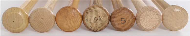 1970's-2000's Baseball Bat Collection - Lot of 7 w/ 2 Signed Including Wade Boggs & Will Clark / George Kell Dual Signed (JSA)
