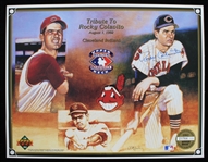 1992 Rocky Colavito Cleveland Indians Signed Upper Deck Heroes of Baseball Flat (JSA)