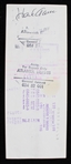 1976 Hank Aaron Atlanta Braves Signed People's Bank of Mississippi Check