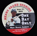 2010 MEARS Grand Opening Meet Reggie Jackson 3" Pinback Button