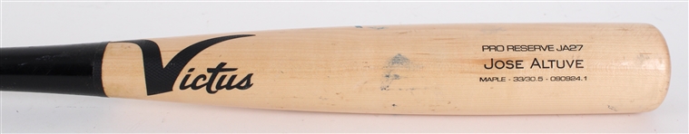 2024 Jose Altuve Houston Astros Victus Professional Model Game Used Bat (MEARS A9)