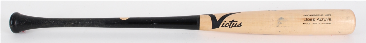 2024 Jose Altuve Houston Astros Victus Professional Model Game Used Bat (MEARS A9)