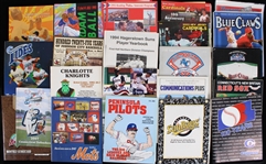 1970s-2010 Minor League Baseball Yearbooks, Programs, Magazines & more (Lot of 90+)
