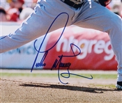 2005-08 Pedro Martinez NY Mets Signed 23x27 Framed Photo (JSA)