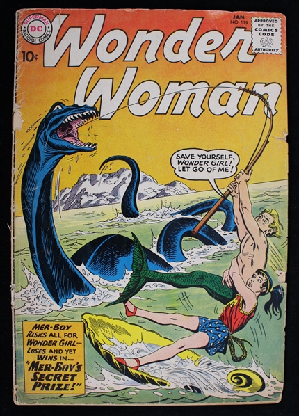 1960 Wonder Woman DC Comic No. 119