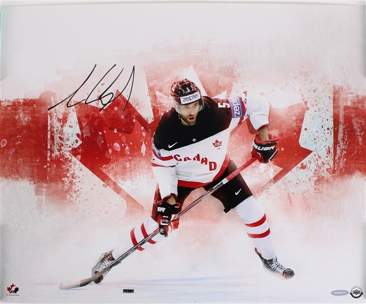 2016 Aaron Ekblad Florida Panthers Signed 16x20 "Home Pride" Photo (Upper Deck COA) 