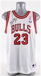 1990s Michael Jordan Chicago Bulls Signed Youth Size Jersey