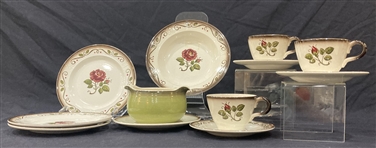 Vintage Provincial Roses Metlox Poppytrail Dishware (Lot of 11)