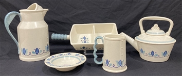 Vintage Cape Cod Pattern Metlox Poppytrail Dishware (Lot of 7)