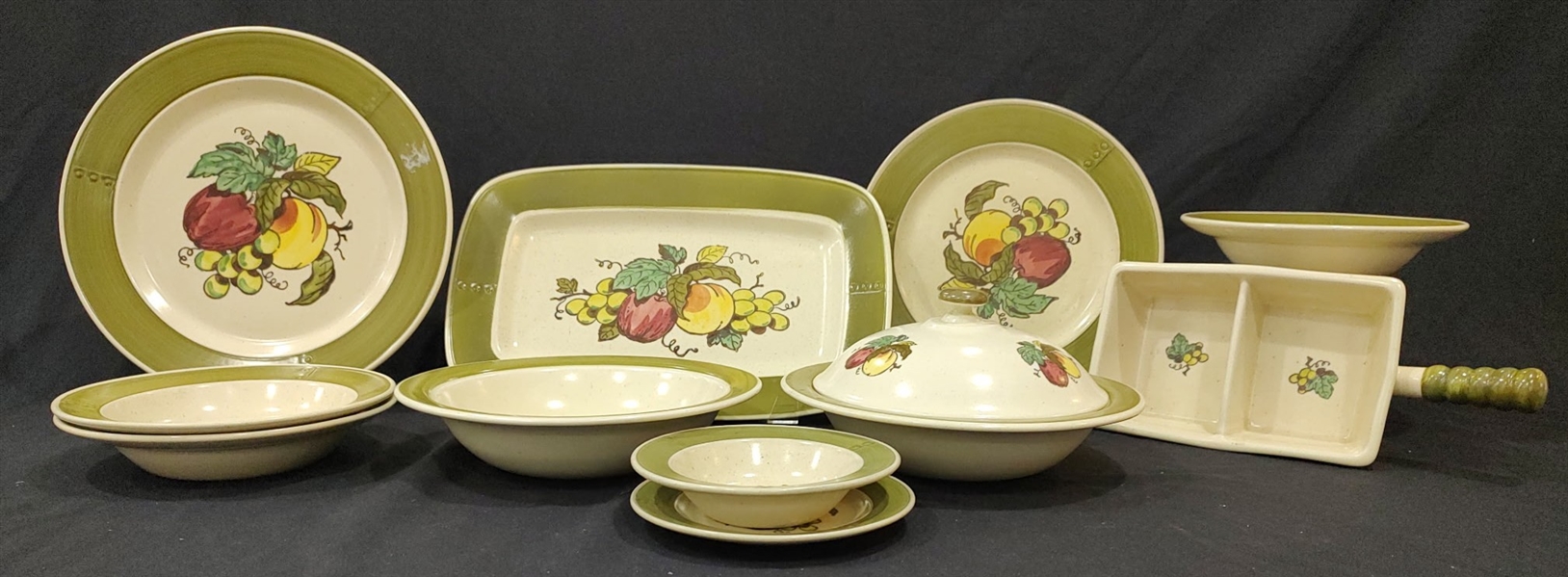 Vintage Metlox Poppytrail Dishware (Lot of 12)
