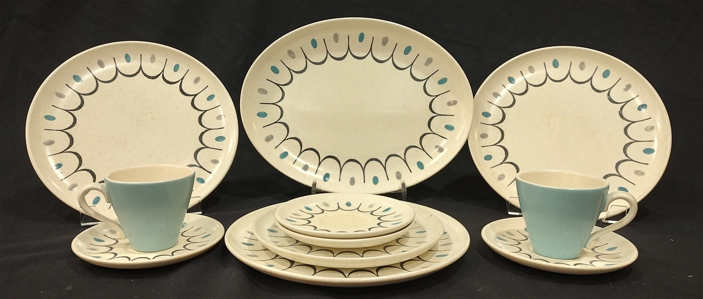 Vintage Del Rey Metlox Poppytrail Dishware (Lot of 11)