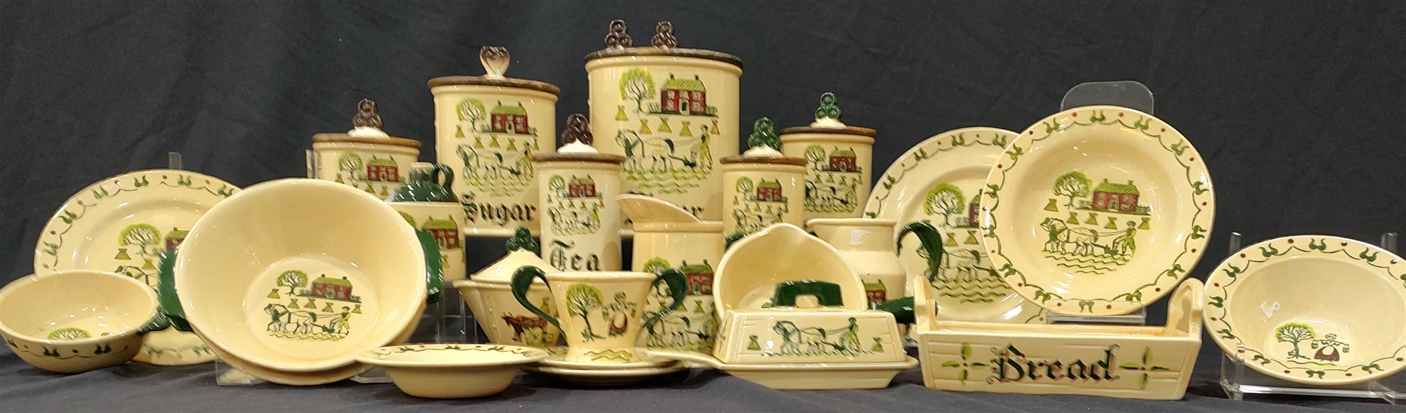 Vintage Homestead Provincial Metlox Poppytrail Dishware (Lot of 23)