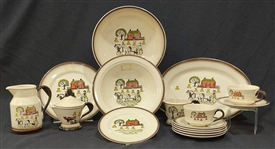Vintage Colonial Heritage Metlox Poppytrail Dishware (Lot of 16)