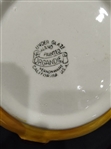 Vintage Vernonware Organdie Hand Painted Pitcher & Creamer 