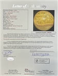 1947 Babe Ruth New York Yankees Signed & Inscribed To My Little Girlfriend OAL Harridge Baseball *Full JSA Letter*