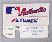 2009 Ken Griffey Jr. Seattle Mariners Signed Game Worn Road Jersey (MEARS A10 / JSA) Career HR #620 