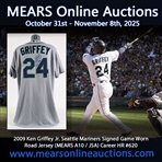 2009 Ken Griffey Jr. Seattle Mariners Signed Game Worn Road Jersey (MEARS A10 / JSA) Career HR #620 