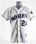 2001 Rickey Henderson San Diego Padres Signed Game Worn Home Jersey (MEARS A10 / JSA)