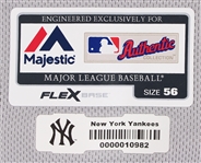 2019 CC Sabathia New York Yankees Signed Postseason Road Jersey (MEARS A5 / JSA)