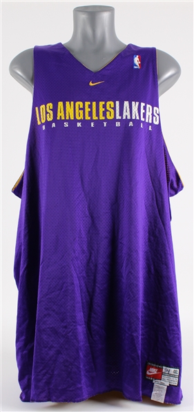 1998-2000 Los Angeles Lakers Reversible Practice Jersey Attributed to Shaquille ONeal (MEARS LOA)