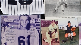 1960s-2010s Whitey Ford, Duke Snider, Yogi Berra & more Signed Photos w/ Trading Cards, Bobblehead (Lot of 325+)(JSA)