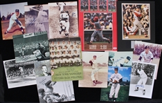 1960s-2010s Whitey Ford, Duke Snider, Yogi Berra & more Signed Photos w/ Trading Cards, Bobblehead (Lot of 325+)(JSA)
