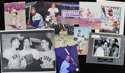 1960s-2010s Whitey Ford, Duke Snider, Yogi Berra & more Signed Photos w/ Trading Cards, Bobblehead (Lot of 325+)(JSA)