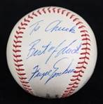 1966-69 Fergie Jenkins Chicago Cubs Signed ONL Giles Baseball *Full JSA Letter*