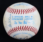 1981 Hall of Famer & Stars Multi Signed OAL Brown Baseball w/ 18 Signatures Including Lou Brock, Ernie Banks, Billy Williams & More *Full JSA Letter*