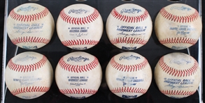 2010s Minor League Game Used Baseballs - Lot of 8 (MEARS LOA)
