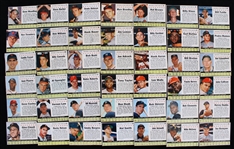 1961 Post Cereal Baseball Trading Cards - Lot of 111 w/ Numerous Hall of Famers & Stars