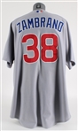 2006 Carlos Zambrano Chicago Cubs Game Worn Road Jersey (MEARS A5)