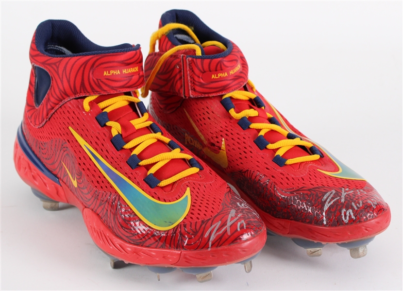 2024 Ronald Acuna Jr. Atlanta Braves Signed Nike Game Worn Cleats (MEARS LOA / JSA)
