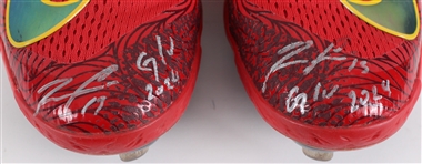 2024 Ronald Acuna Jr. Atlanta Braves Signed Nike Game Worn Cleats (MEARS LOA / JSA)