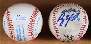 1980-2000's Baseball Collection - Lot of 20 w/ 15 Signed Including Johnny Bench, Nolan Ryan, Bob Feller, Whitey Ford & More (JSA)