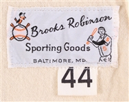 1966-68 Moe Drabowsky Baltimore Orioles Flannel Jersey by Brooks Robinson Sporting Goods (MEARS LOA)