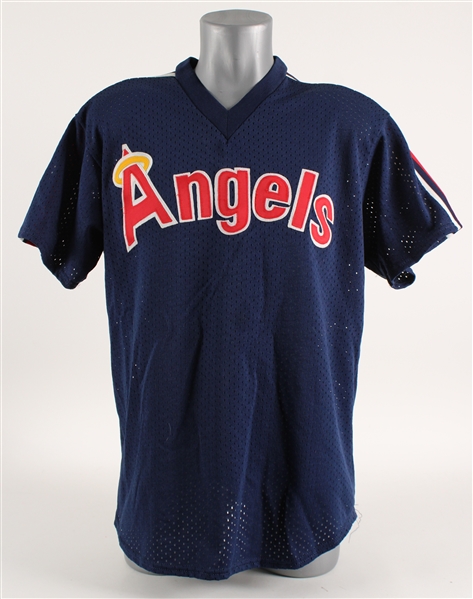 1989-92 Bert Blyleven California Angels Batting Practice Jersey (MEARS LOA)