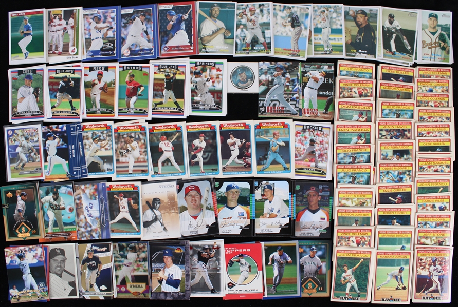 1980s-2000s Baseball Trading Card Collection - Lot of 2,000+