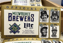 1970-94 Milwaukee Brewers 25th Anniversary Cards First & Second of 4 Sets (2 Cases) 