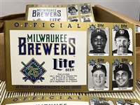 1970-94 Milwaukee Brewers 25th Anniversary Cards First & Second of 4 Sets (2 Cases) 
