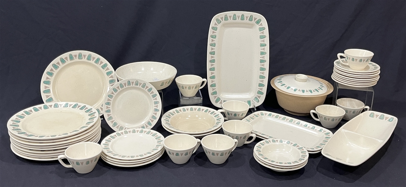 Vintage Navajo Metlox Poppytrail Dishware (Lot of 43)