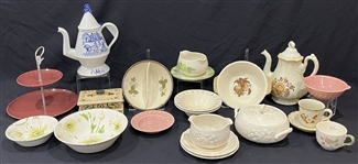 Vintage Miscellaneous Metlox Poppytrail Dishware (Lot of 17)