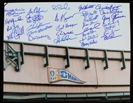 1982 Milwaukee Brewers AL Champs Team Signed 11"x14" Photo (JSA)