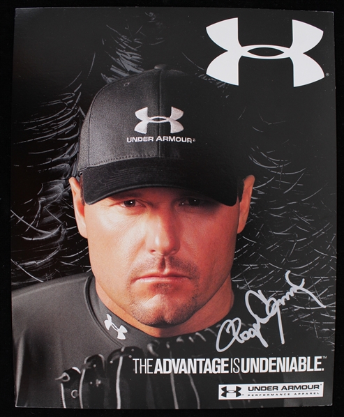 1999-2003 Roger Clemens NY Yankees Signed 8"x10" Under Armour Ad (JSA)