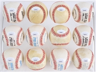 1951-72 Willie Mays NY Giants Signed Cut & Baseballs w/ Don Sutton, Minnie Minoso & more (JSA)(Lot of 24)